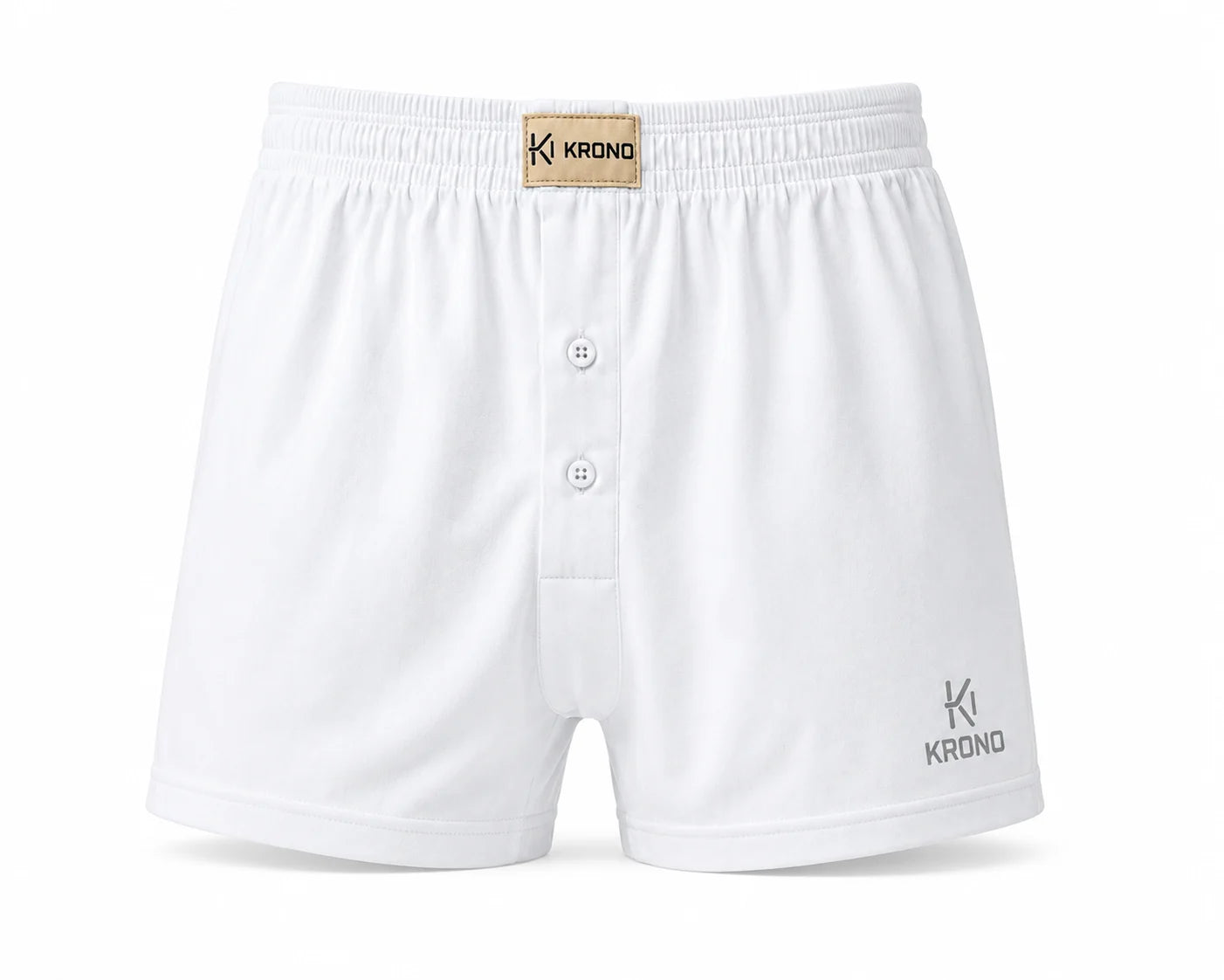 Boxer Krono blanc, vue de face